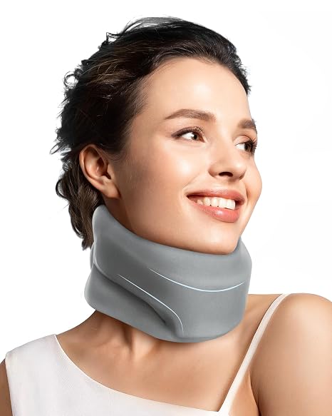 Neck Support, Adjustable Soft Foam Neck Brace, Comfortable Fit