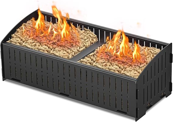 Pellet Basket, 19 7.9 6.9 inch, 5 kg Pellet Basket for fireplaces and stoves