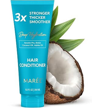 MAREE Hair Conditioner for Women & Men Deep Conditioning Hydrating Moisturizing Color Safe Conditioner Hair Moisturizer for Curly Dry Damaged Color Treated Acondicionador Para Cabello