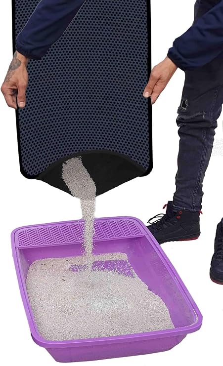 Kokusuz Elekli Kedi Kumu Paspası Kedi Tuvaleti Önü Kedi Kumu Paspası 2 Li Set