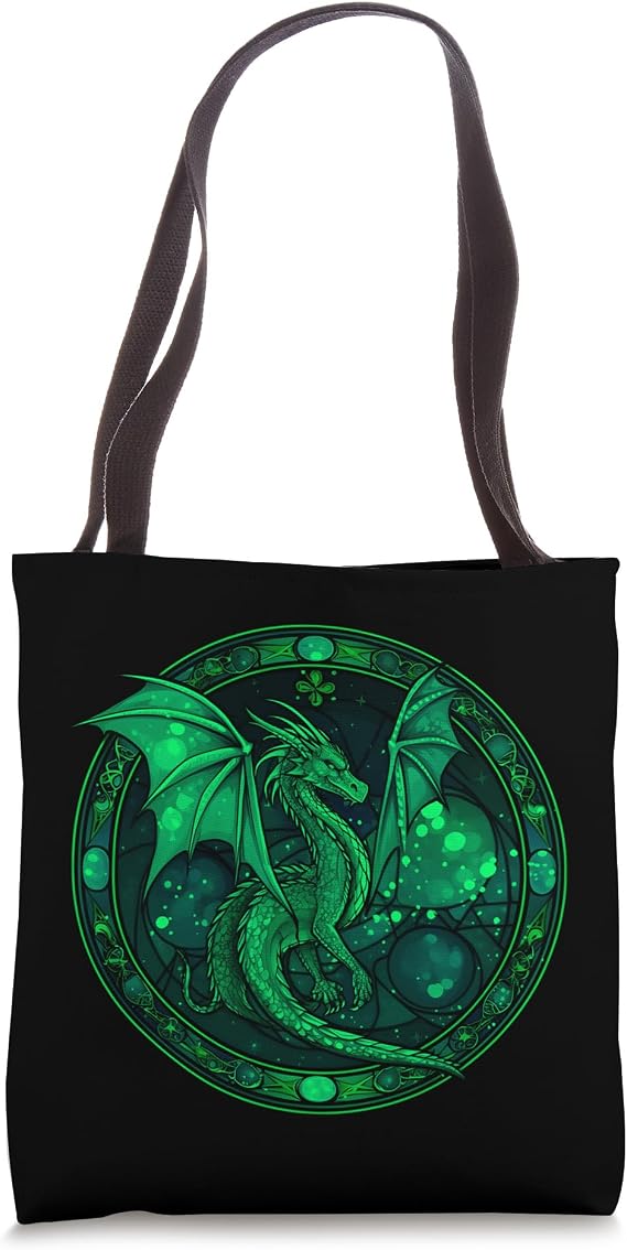 Green Dragon Tote Bag