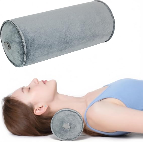 EULANT Inflatable Neck Pillow for Sleeping Travel,Portable Travel Neck Pillows Suitable for Travels Bed,Neck,Back,14.96 * 4.92''