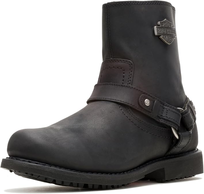 Harley-Davidson Footwear Mens Scout Leather Harness Riding Casual Boots Ankle
