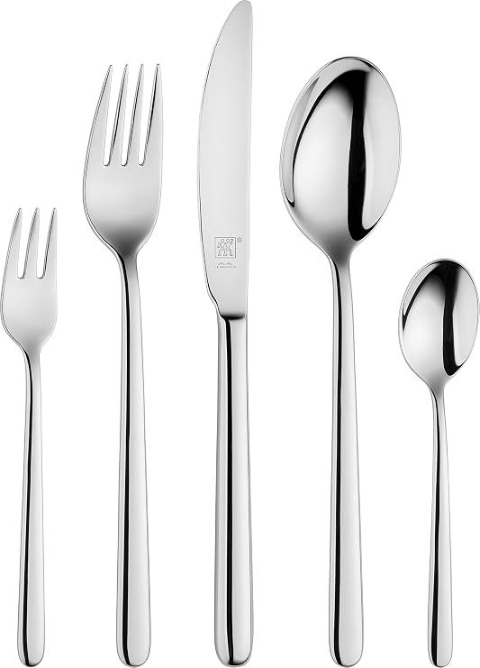 Zwilling 30-piece Cutlery Set, 18/10 Stainless Steel/Blade Steel