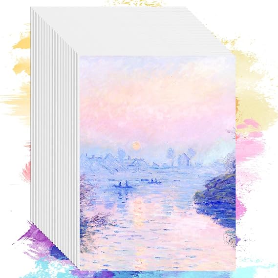 Watercolor Paper Bulk,25 Sheet Water Colour Paper A4 Watercolours Art Paper 140 lb/160 GSM Thick White Drawing Paper Cotton Cold Press Water Colour Paper for Students Adults Artists Drawing Painting