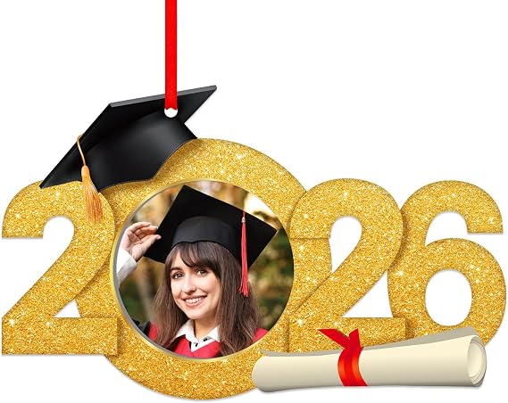 D4DREAM Graduation Gift for Him Her - Acrylic 2026 Graduation Photo Frame