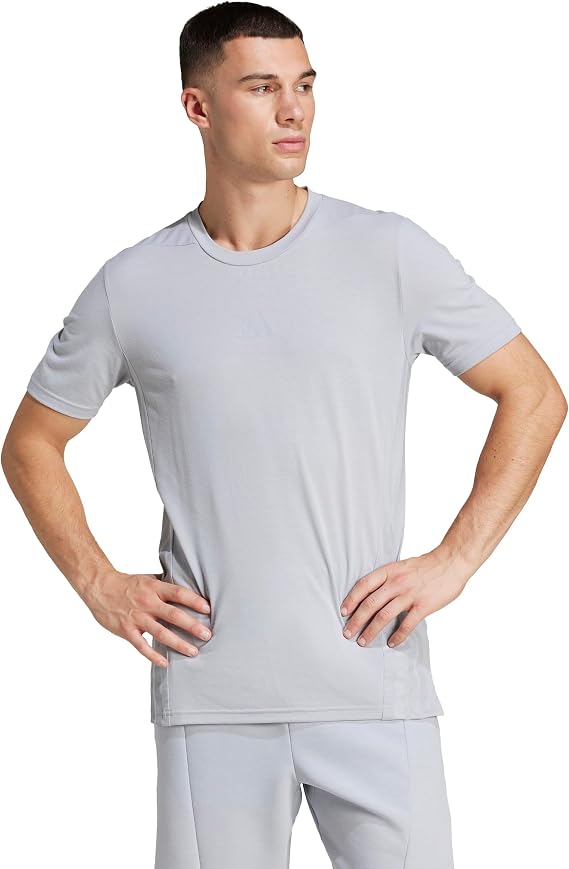 adidas Mens Designed 4 3-Stripes Tee Casual Tops Casual - Black