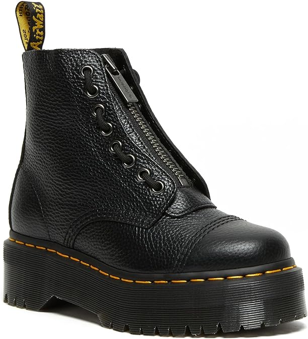 Dr Martens Unisex Jadon Vegan Cherry Red Quad Cambridge Brush Boots