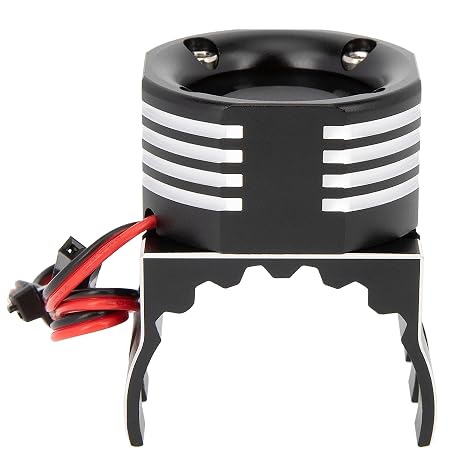 DKKY RC Motor Cooling Fan Heatsink 21000RPM 36mm for Traxxas TRX4 TRX6 Axial SCX10 540 550 1406 1410 1415 1412 Motor (Black)