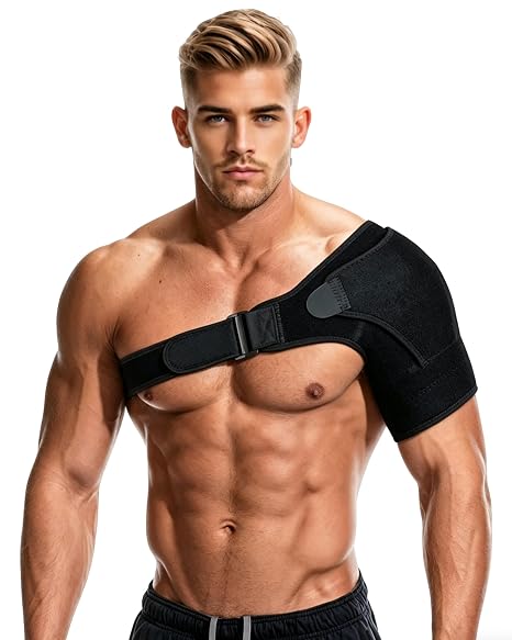 Anaconda Shoulder Brace, Adjustable Compression Sleeve Support Brace