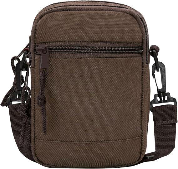 Long Keeper Small Messenger Bag for Men Women Adjustable Mini Belt Bag Crossbody Phone Bag Sling Bag Purse for Travel Sports