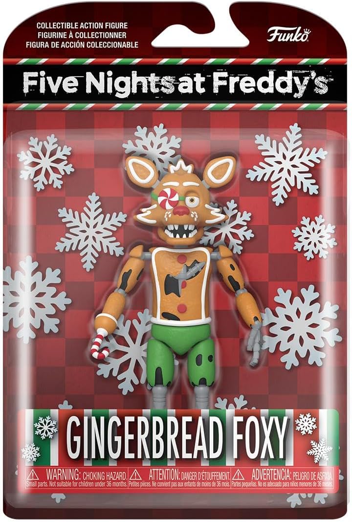 Funko Action Figure: Five Nights At Freddy's FNAF - Holiday Foxy - Collectable Toy - Gift Idea - Official Merchandise - for Boys, Girls, Kids & Adults