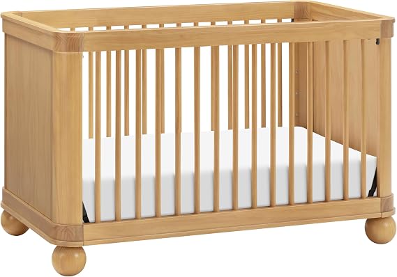 Babyletto Crosby 3-in-1 Convertible Crib in Honey, Greenguard Gold Certified