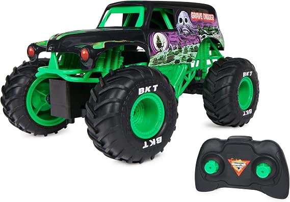 Monster Jam RC - Official Remote Controlled Grave Digger Monster Truck on a Scale of 1:15-2.4 GHz