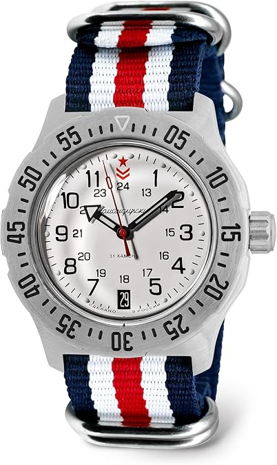 VOSTOK | Komandirskie K-35 Commander Automatic Self-Winding Russian Military Wrist Watch | WR 100m | Model 350752 | Fashion | Business | Casual Men's Watches