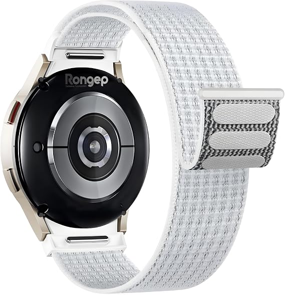 New Generation Link Wire Mesh Fabric Cord Compatible with Rongep Samsung Galaxy Watch 7 Cord (40mm/44mm) for Galaxy Watch 6/4 Classic (47/43/42mm) Watch 5 Pro Compatible