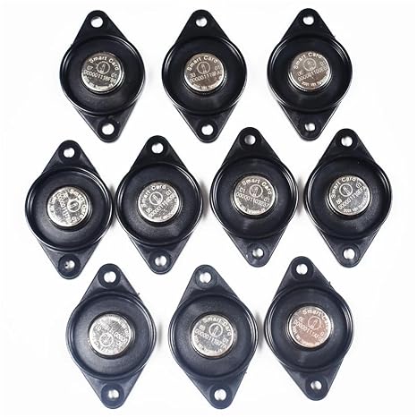 10pcs/Lot 64bit TM Location Ibutton Key DS1990A-F5 for Patrol Guard Tour System