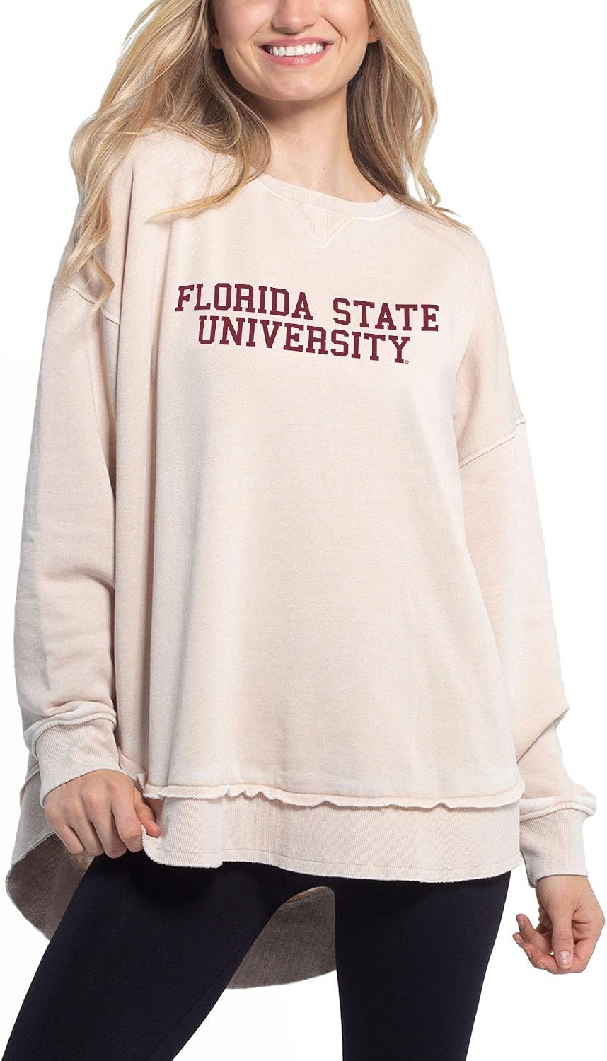 chicka-d NCAA womens Pullover Campus Sweatshirt