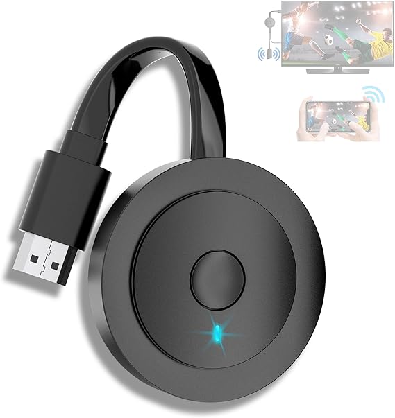 2026 Wireless HDMI Adapter for TV, SOCLLLife Wireless HDMI Dongle, Miracast WiFi Dongle, Airplay HIFI Display Adapter from Android/OS/Windows/Mac OS Laptop/Phone/Tablet, to PC/HDTV Monitor/Projector