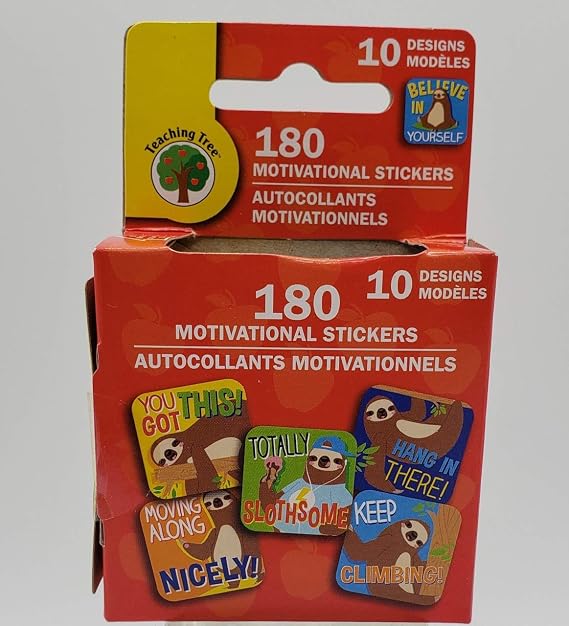 Teaching Tree 180 Motivational Stickers