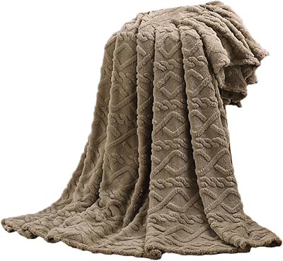 Pink Blanket, 28 40 Inch Luxurious Cozy Warm Soft Blanket Comfortable Fluffy Blankets for All Seasons Travel Camping Bedroom Living Room Office Nap Home Indoor Women Bed Couch Sofa Sleeping Khaki