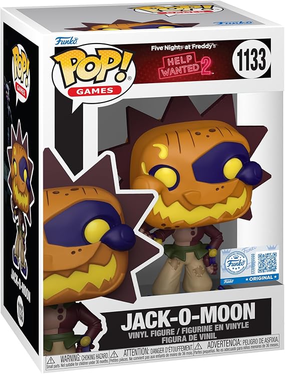 Funko Pop! Games: Five Nights at Freddy's - Help Wanted 2 - Jack-O-Moon - Amazon'a Özel - Koleksiyon Vinil Figür - Hediye Fikri - Resmi Ürün