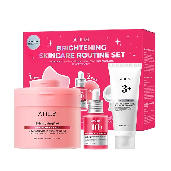 Anua Brightening Niacinamide Skincare Routine Kit