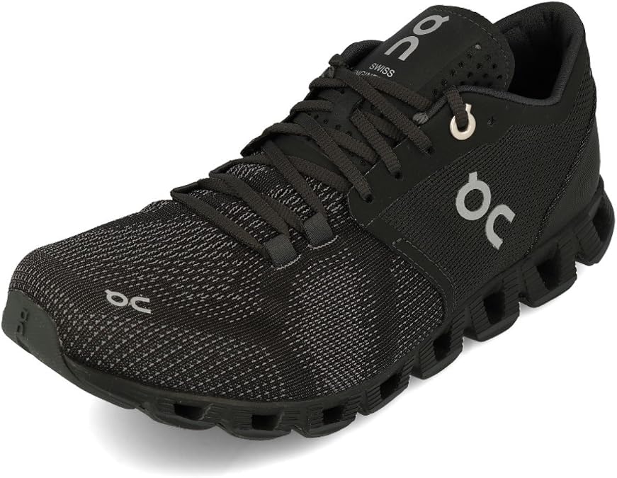 On Running Sneaker Cloud X Black Asphalt Woman (8, Black/Asphalt)