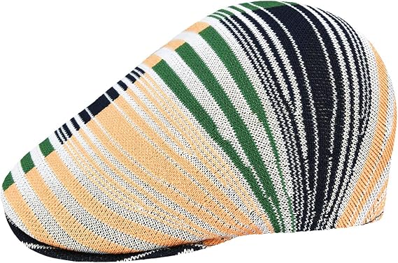 Kangol Digital Stripes 507 - White/M White Stripe, Medium