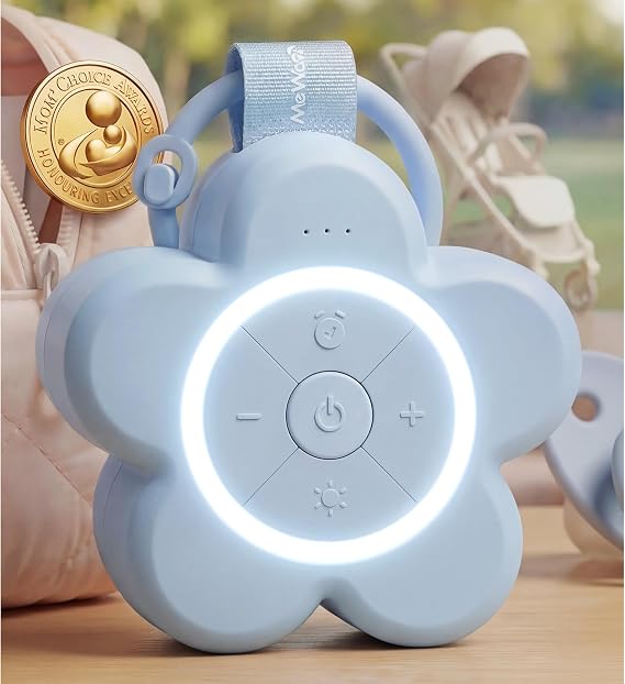 Mewaii Portable Sound Machine Baby for White Noise, Night Light for Kids