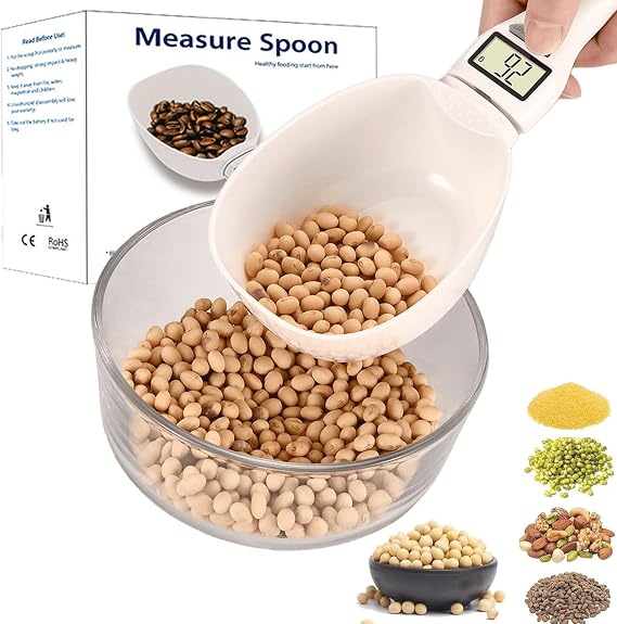 Electronic Measuring Spoon with Conversion - Digital Kitchen Spoons Scale - Food Measuring Scoop Scales - Multi-functional Spoon with Adjustable Scale 800g/0.1g, Digital Cup Scoop Spoon (1Pcs)