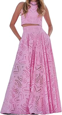 Womens 2 PCS Lace Holes Tank Tops Bodycon Skirts Sexy Nightclub Party Dress Outfits Set