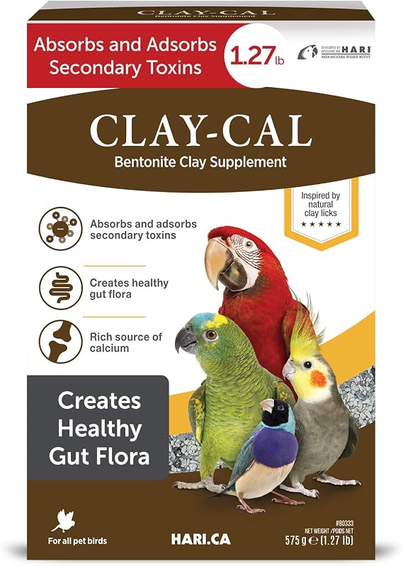 Hagen Clay-Cal Bentonite Clay Supplement for All Birds, 1.27 lb Bag