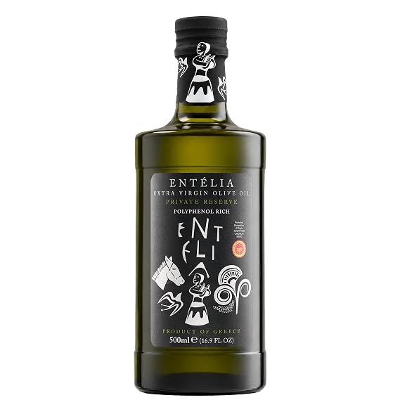 Entelia Private Reserve High-Polyphenol Greek Extra Virgin Olive Oil 500ml