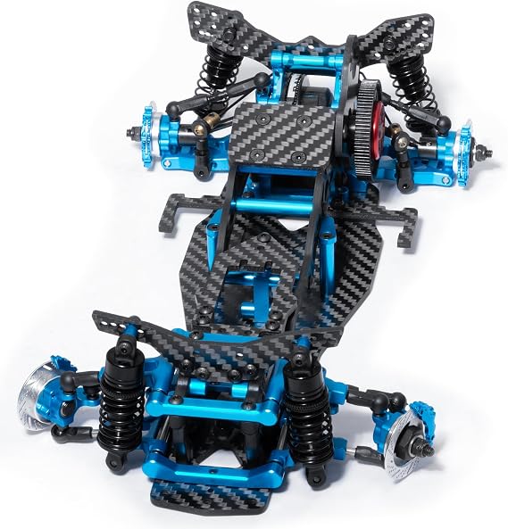Alloy & Carbon RC Chassis Frame Kit Upgrades | For 1/10 Sakura D5 Mini+MR, RC Flat Road Drift Car