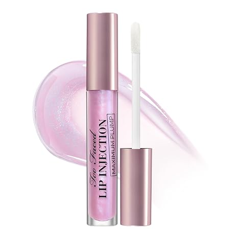 Too Faced Lip Injection Lip Plumper | Hydrating Lip Gloss for Fuller-Looking Lips | Original, Maximum Plump, Cooling Gloss & Plumping Click Formulas