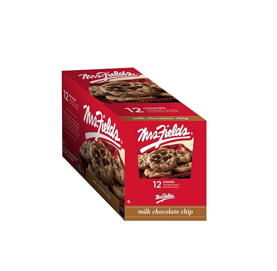 Mrs. Fields Cookies Milk Chocolate Chip, 12 Count