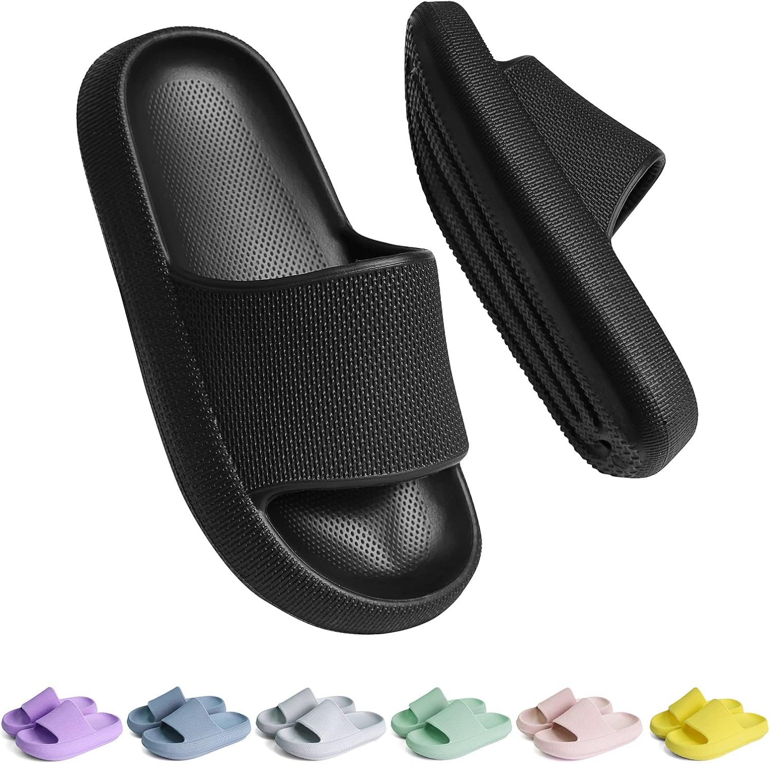 Kids Sliders Girls Boys Shower Slippers Summer Pool Soft EVA Slide Sandals Outdoor Bath House Flip Flops
