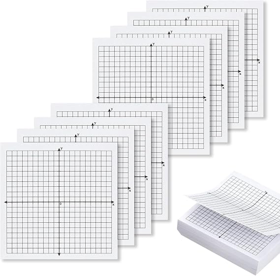 Graph Paper Sticky Notes 8Pads 3x3