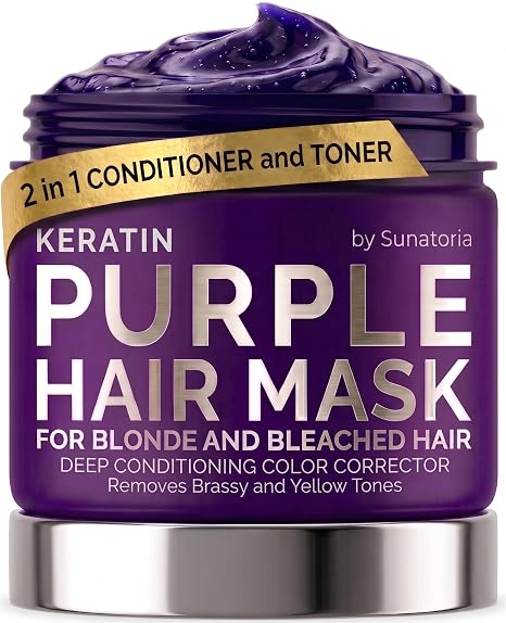 SUNATORIA Keratin-Haarmaske - Intensive Repair-Haarkur (Purple)