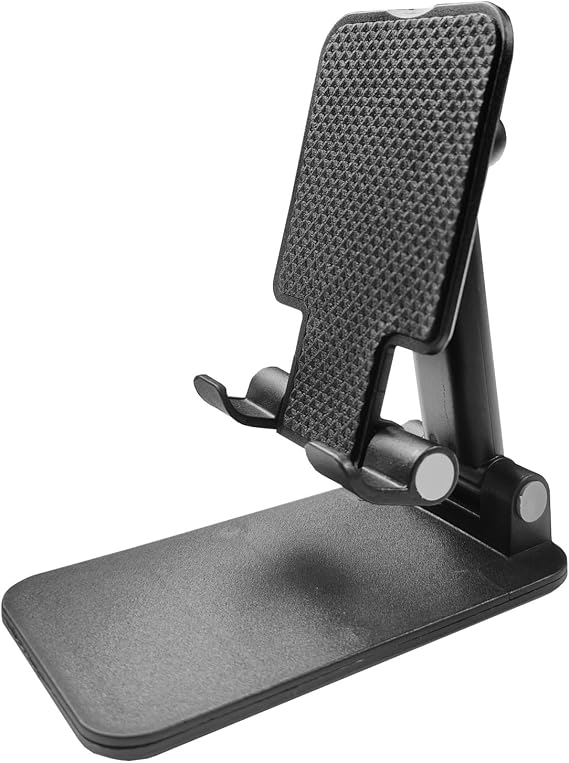 Adjustable Cell Phone Stand,Phone Stand,Mobile Phone Holder,iPhone Holder for Desk,Cell Phone Holder Portable Cellphone Cradle Desktop Dock Stand for Smart Phones,iPad Tablet and E-Reader