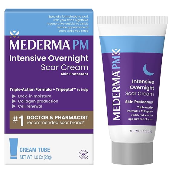 Mederma PM Intensive Overnight Scar Cream, 1 Oz
