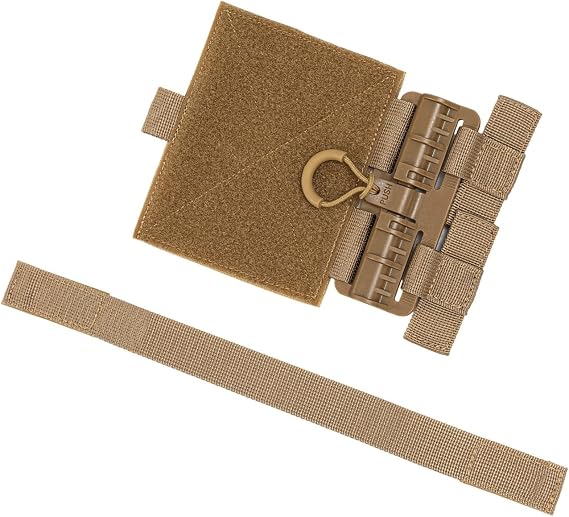 Quick Release Cummerbund Conversion Attachment for Tactical MOLLE Vest Quick Disconnect Buckle Hook & Loop Strap & Flap Adapter for Airsoft/Training Vest Accessories