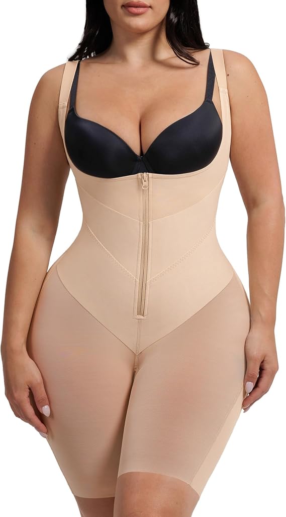 FeelinGirl Feelvibe High Compression Tummy Control Shapewear Bodysuit