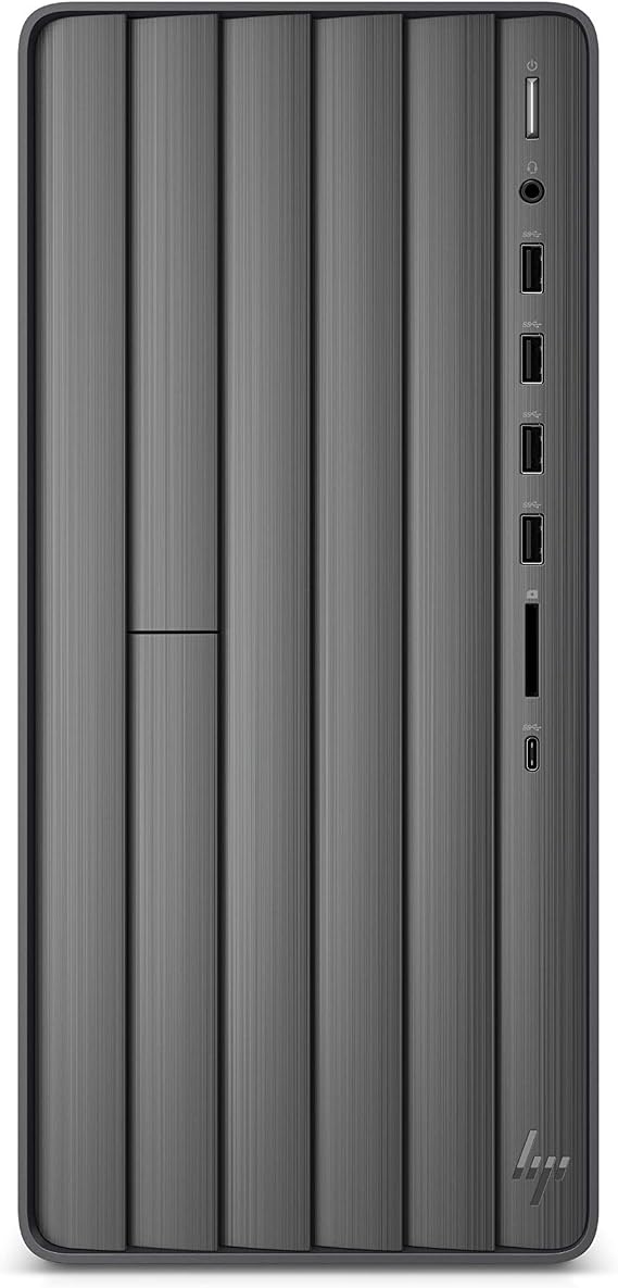 HP Envy Desktop Computer, Intel Core i7-9700, 16GB RAM, 1TB Hard Drive, 512 GB SSD, Windows 10 (TE01-0020, Black)