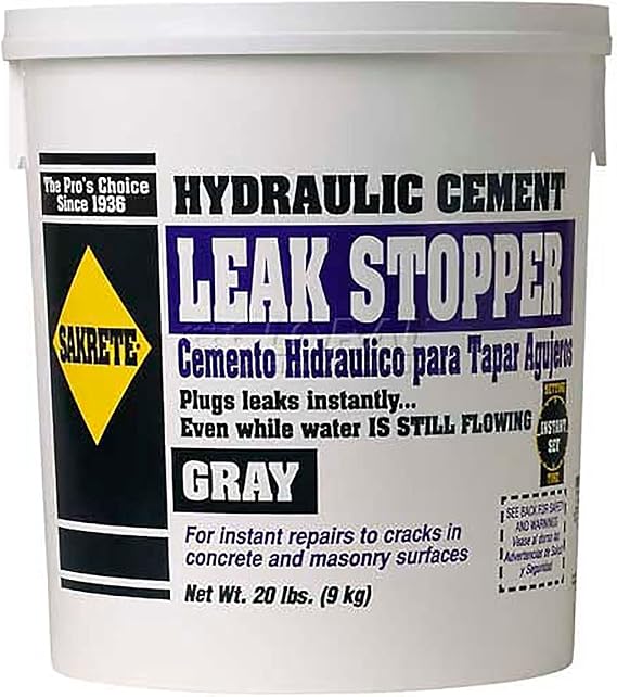 SAKRETE | Hydraulic Cement Leak Stopper - Gray | 20 lb