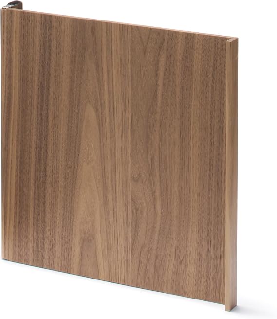 MUJI Stacking Shelf with Wooden Door, Walnut Veneer 83907983