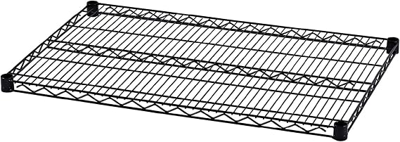 Alera ALE Industrial Wire Shelving Extra Wire Shelves, 36w x 24d, Black (Case of 2 Shelves)
