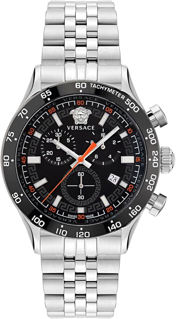 Versace Men Chronograph Watch Hellenyium Swiss Made