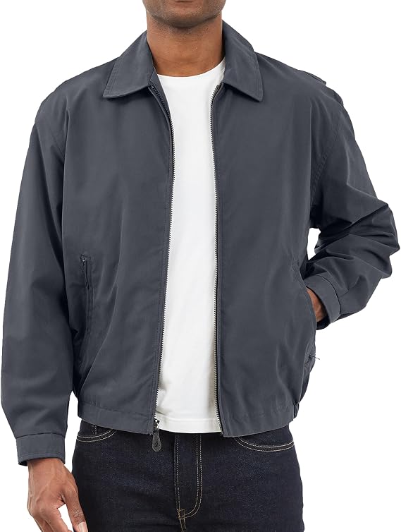 London Fog Men's Mens Jacket,Navy,large